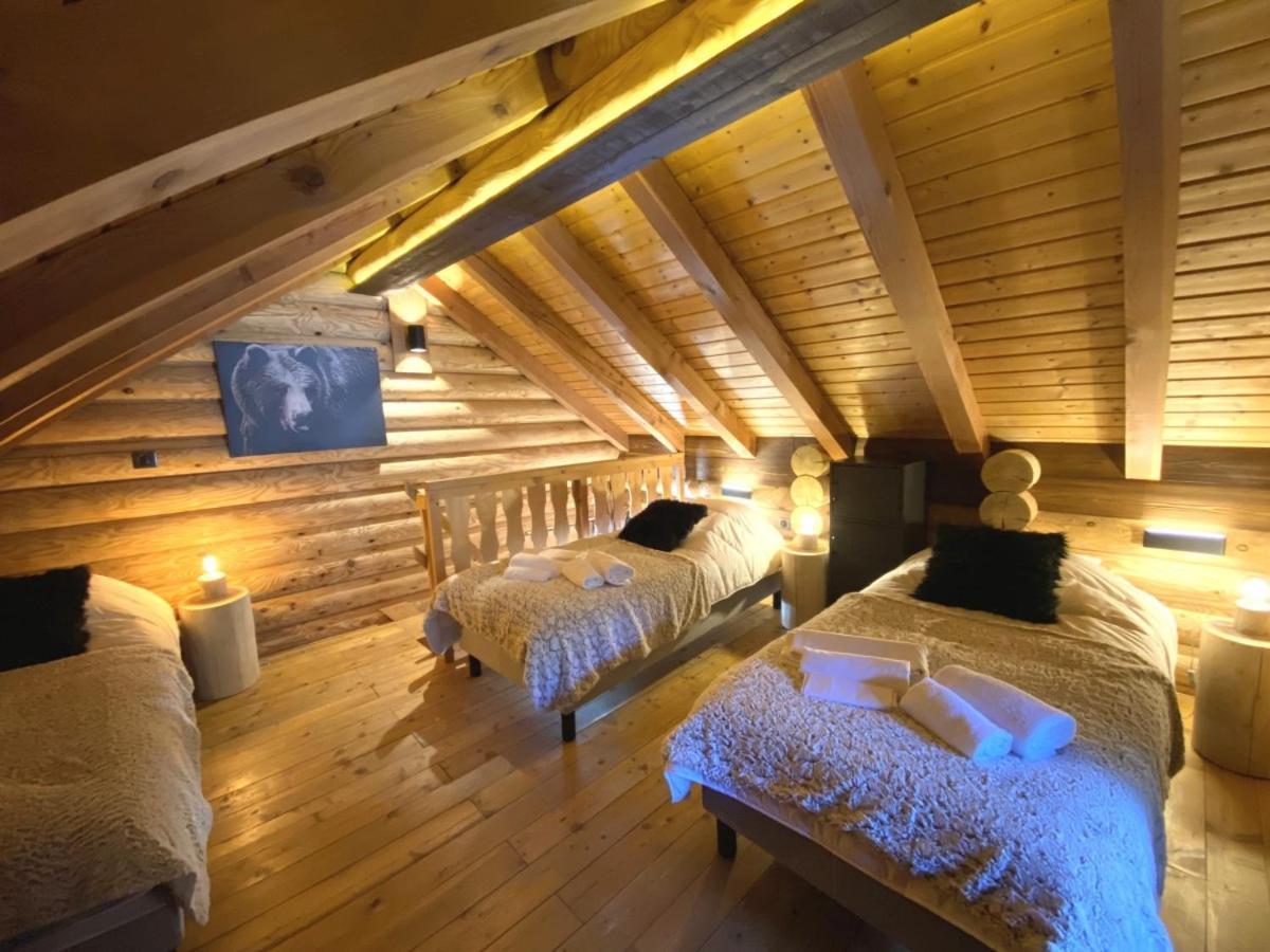 L'Ours Noir Chalet En Rondins La Bresse Dış mekan fotoğraf