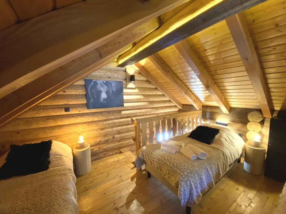 L'Ours Noir Chalet En Rondins La Bresse Dış mekan fotoğraf