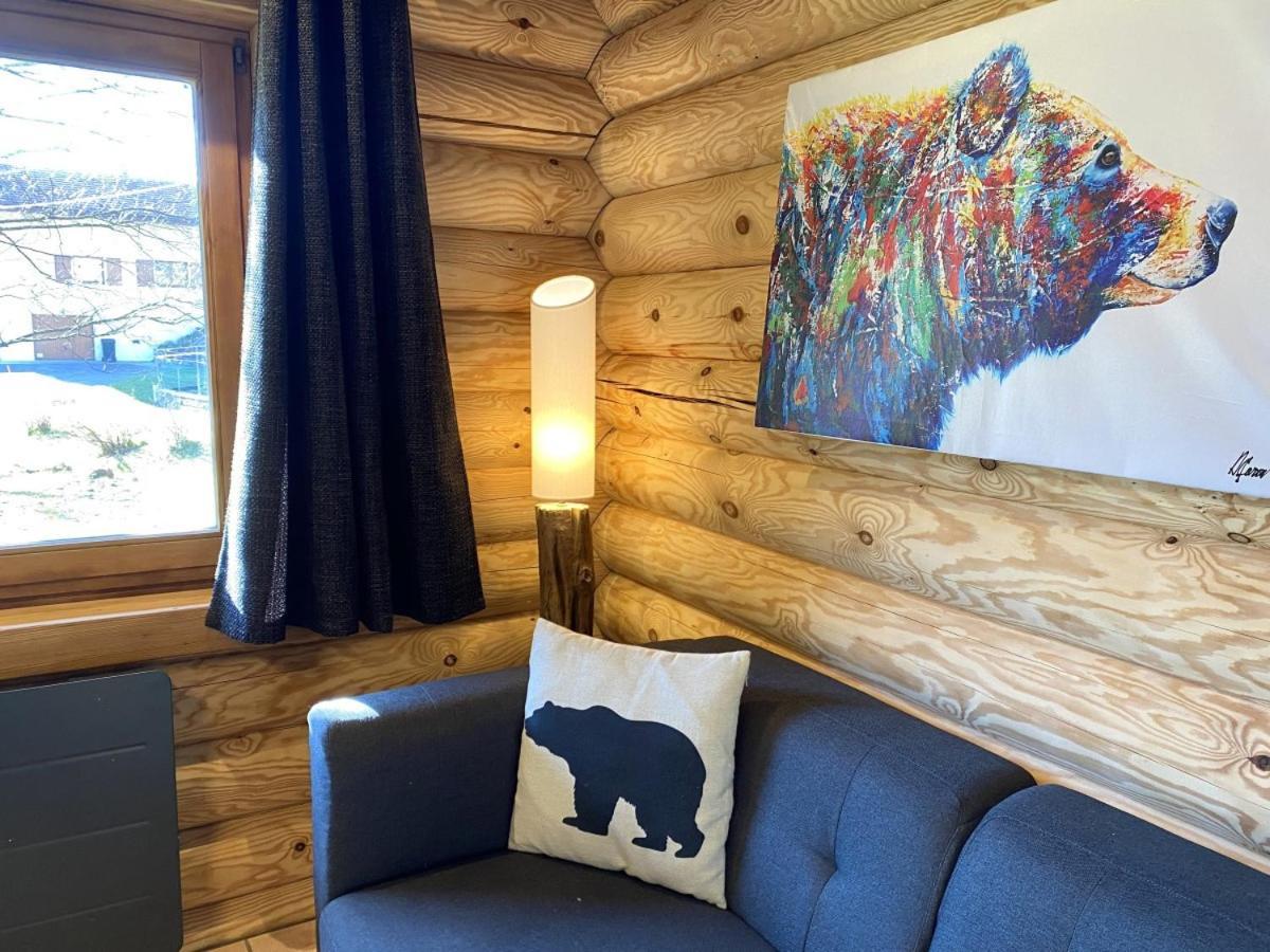 L'Ours Noir Chalet En Rondins La Bresse Dış mekan fotoğraf